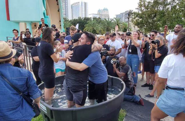 Several baptised as 400+ proclaim their freedom from gay lifestyle