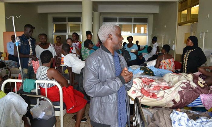Hospital Ministry: Pastor moves ward to ward sharing Christ with patients